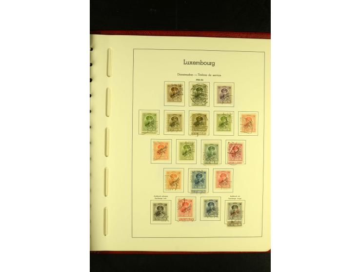 1852/2001, gestempelte Sammlung mit u.a. Mi.-Nr. 1 (5), 2 (4), ab 1891 weitgehend kpl., mit 121KLB mit und ohne Nr., Bl.1 mit