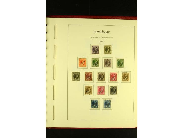 1852/2001, gestempelte Sammlung mit u.a. Mi.-Nr. 1 (5), 2 (4), ab 1891 weitgehend kpl., mit 121KLB mit und ohne Nr., Bl.1 mit