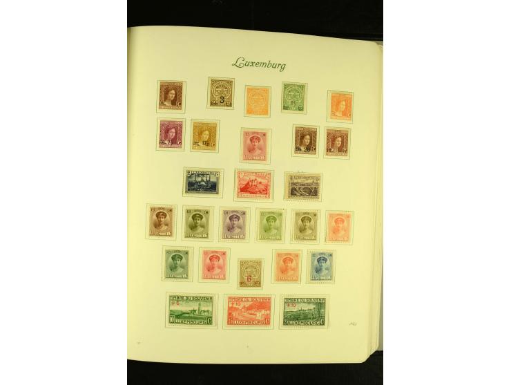 1852/1991, postfrische, ungebrauchte und gestempelte Sammlung mit u.a. Mi.-Nr. 121KLB, 266-80, 478-83, 555-57, Dienst etc.