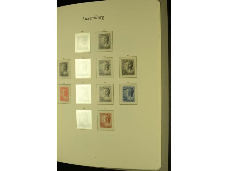 1852/1991, postfrische, ungebrauchte und gestempelte Sammlung mit u.a. Mi.-Nr. 121KLB, 266-80, 478-83, 555-57, Dienst etc.