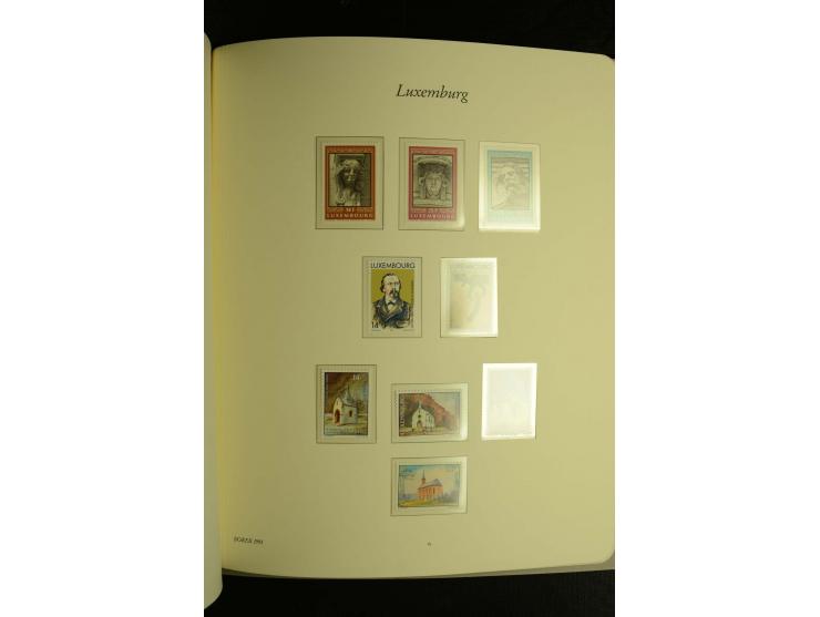 1852/1991, postfrische, ungebrauchte und gestempelte Sammlung mit u.a. Mi.-Nr. 121KLB, 266-80, 478-83, 555-57, Dienst etc.