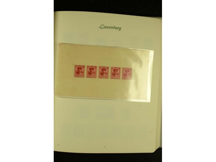 1852/1991, postfrische, ungebrauchte und gestempelte Sammlung mit u.a. Mi.-Nr. 121KLB, 266-80, 478-83, 555-57, Dienst etc.