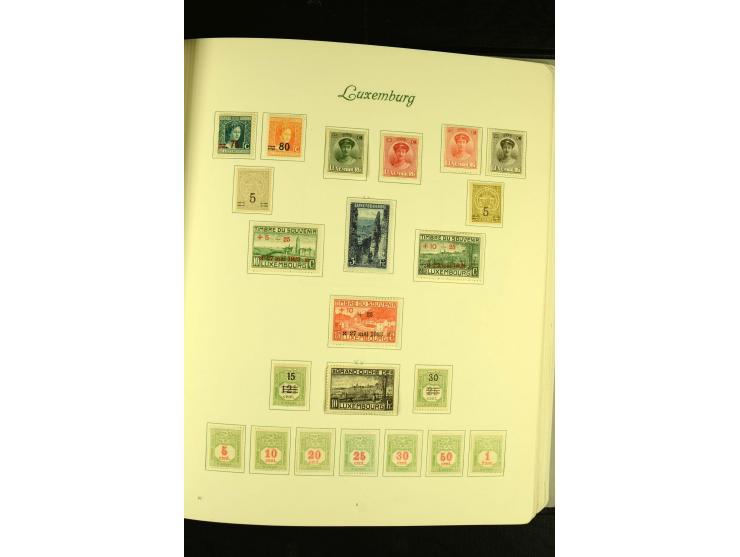 1852/1991, postfrische, ungebrauchte und gestempelte Sammlung mit u.a. Mi.-Nr. 121KLB, 266-80, 478-83, 555-57, Dienst etc.