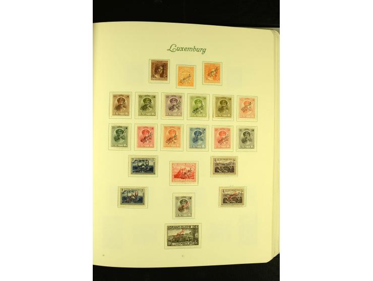 1852/1991, postfrische, ungebrauchte und gestempelte Sammlung mit u.a. Mi.-Nr. 121KLB, 266-80, 478-83, 555-57, Dienst etc.