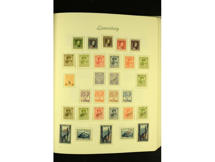 1852/1991, postfrische, ungebrauchte und gestempelte Sammlung mit u.a. Mi.-Nr. 121KLB, 266-80, 478-83, 555-57, Dienst etc.