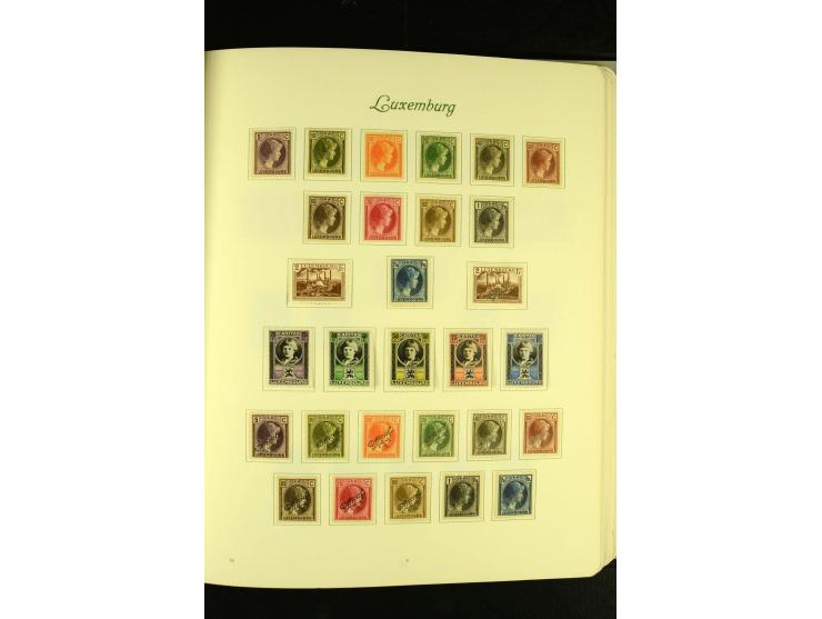 1852/1991, postfrische, ungebrauchte und gestempelte Sammlung mit u.a. Mi.-Nr. 121KLB, 266-80, 478-83, 555-57, Dienst etc.