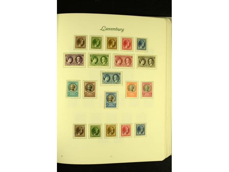 1852/1991, postfrische, ungebrauchte und gestempelte Sammlung mit u.a. Mi.-Nr. 121KLB, 266-80, 478-83, 555-57, Dienst etc.