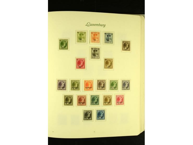 1852/1991, postfrische, ungebrauchte und gestempelte Sammlung mit u.a. Mi.-Nr. 121KLB, 266-80, 478-83, 555-57, Dienst etc.