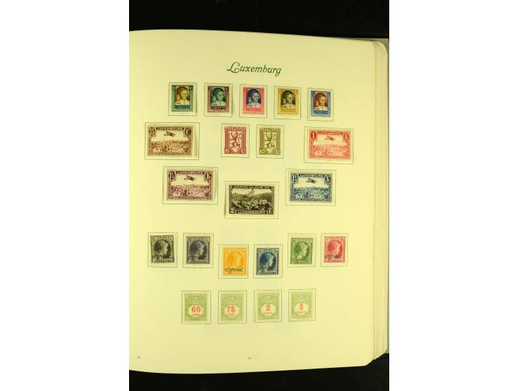 1852/1991, postfrische, ungebrauchte und gestempelte Sammlung mit u.a. Mi.-Nr. 121KLB, 266-80, 478-83, 555-57, Dienst etc.