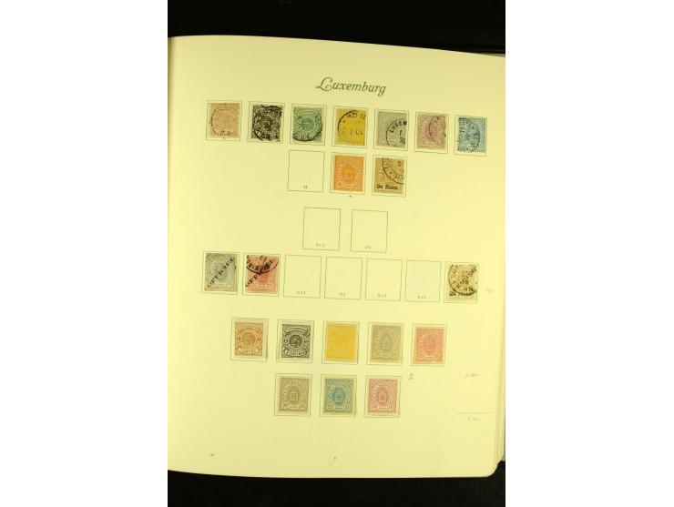 1852/1991, postfrische, ungebrauchte und gestempelte Sammlung mit u.a. Mi.-Nr. 121KLB, 266-80, 478-83, 555-57, Dienst etc.
