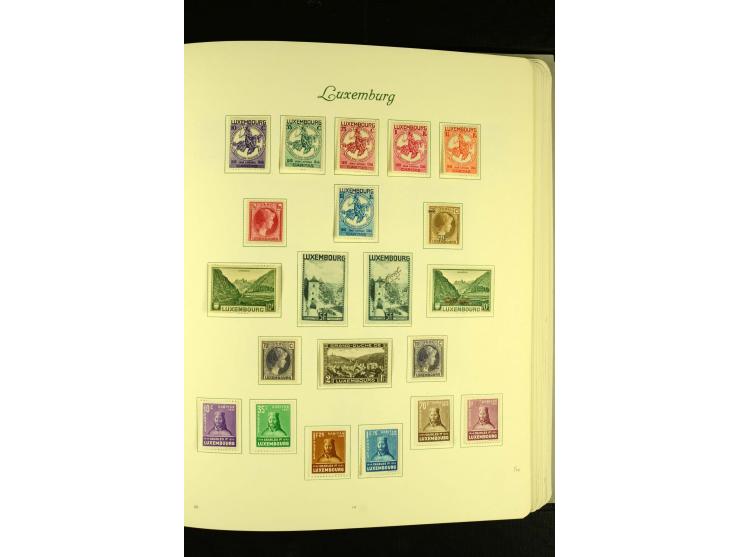 1852/1991, postfrische, ungebrauchte und gestempelte Sammlung mit u.a. Mi.-Nr. 121KLB, 266-80, 478-83, 555-57, Dienst etc.
