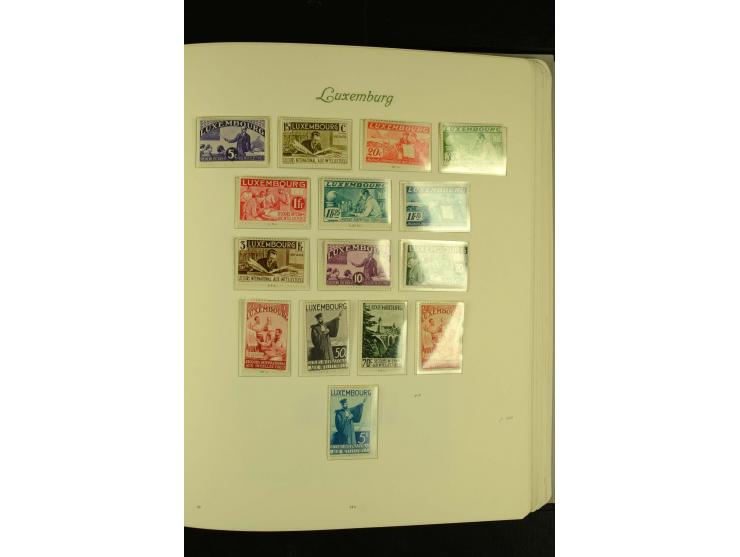 1852/1991, postfrische, ungebrauchte und gestempelte Sammlung mit u.a. Mi.-Nr. 121KLB, 266-80, 478-83, 555-57, Dienst etc.