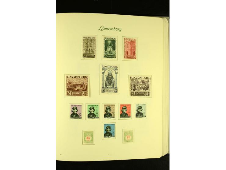 1852/1991, postfrische, ungebrauchte und gestempelte Sammlung mit u.a. Mi.-Nr. 121KLB, 266-80, 478-83, 555-57, Dienst etc.