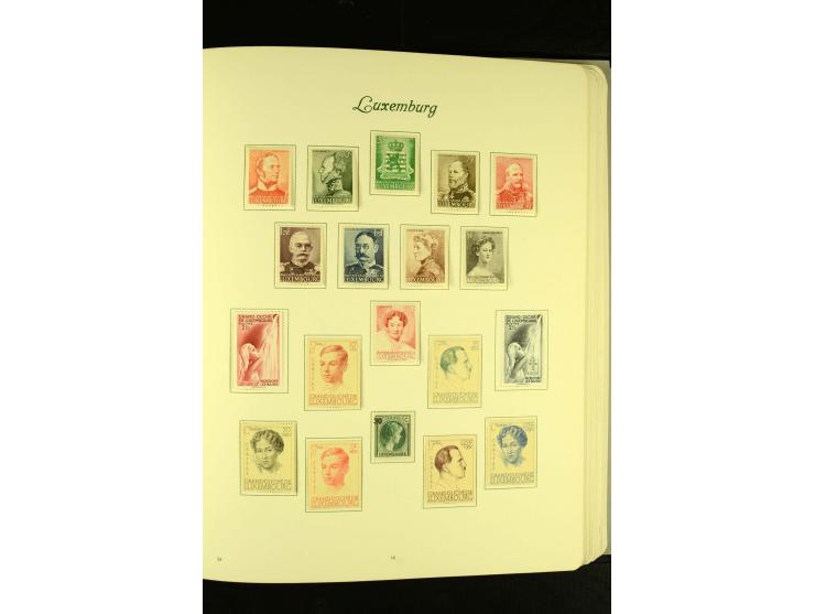 1852/1991, postfrische, ungebrauchte und gestempelte Sammlung mit u.a. Mi.-Nr. 121KLB, 266-80, 478-83, 555-57, Dienst etc.