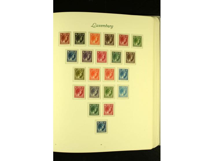 1852/1991, postfrische, ungebrauchte und gestempelte Sammlung mit u.a. Mi.-Nr. 121KLB, 266-80, 478-83, 555-57, Dienst etc.