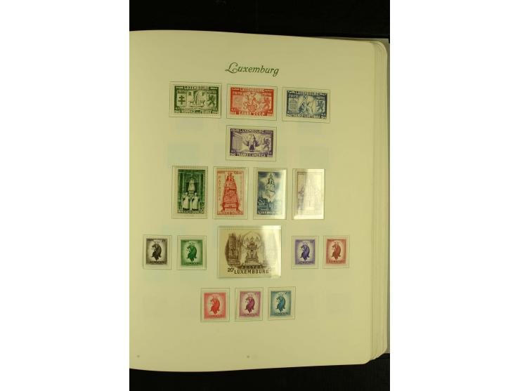 1852/1991, postfrische, ungebrauchte und gestempelte Sammlung mit u.a. Mi.-Nr. 121KLB, 266-80, 478-83, 555-57, Dienst etc.