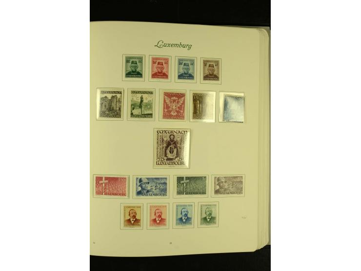 1852/1991, postfrische, ungebrauchte und gestempelte Sammlung mit u.a. Mi.-Nr. 121KLB, 266-80, 478-83, 555-57, Dienst etc.