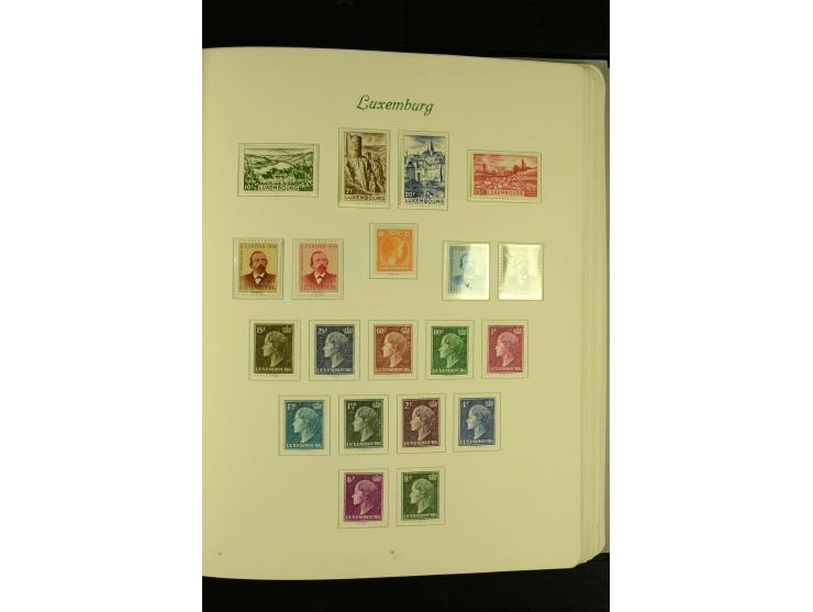1852/1991, postfrische, ungebrauchte und gestempelte Sammlung mit u.a. Mi.-Nr. 121KLB, 266-80, 478-83, 555-57, Dienst etc.