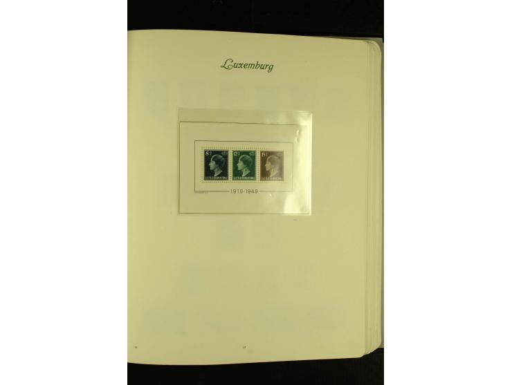 1852/1991, postfrische, ungebrauchte und gestempelte Sammlung mit u.a. Mi.-Nr. 121KLB, 266-80, 478-83, 555-57, Dienst etc.