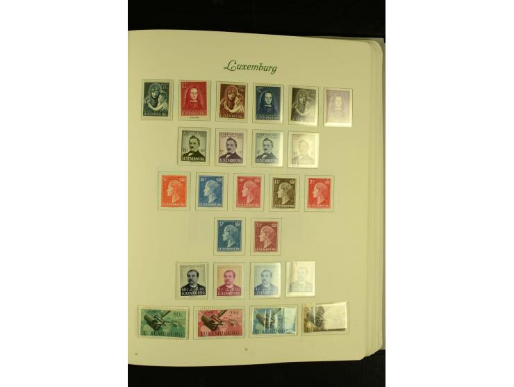 1852/1991, postfrische, ungebrauchte und gestempelte Sammlung mit u.a. Mi.-Nr. 121KLB, 266-80, 478-83, 555-57, Dienst etc.