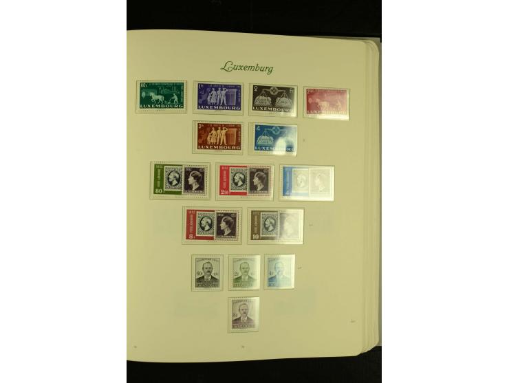 1852/1991, postfrische, ungebrauchte und gestempelte Sammlung mit u.a. Mi.-Nr. 121KLB, 266-80, 478-83, 555-57, Dienst etc.