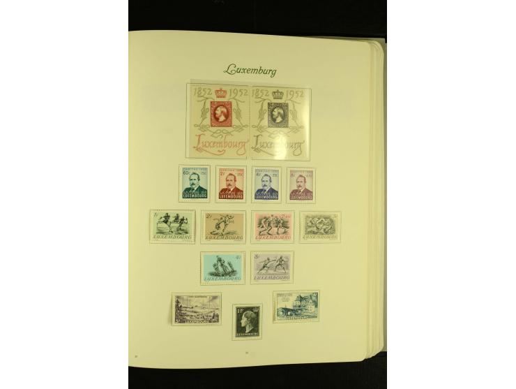 1852/1991, postfrische, ungebrauchte und gestempelte Sammlung mit u.a. Mi.-Nr. 121KLB, 266-80, 478-83, 555-57, Dienst etc.