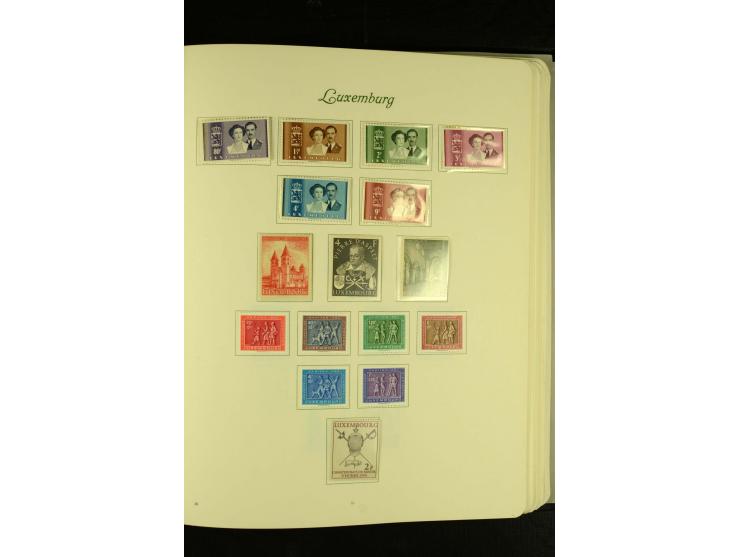 1852/1991, postfrische, ungebrauchte und gestempelte Sammlung mit u.a. Mi.-Nr. 121KLB, 266-80, 478-83, 555-57, Dienst etc.
