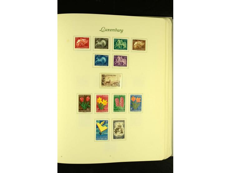 1852/1991, postfrische, ungebrauchte und gestempelte Sammlung mit u.a. Mi.-Nr. 121KLB, 266-80, 478-83, 555-57, Dienst etc.