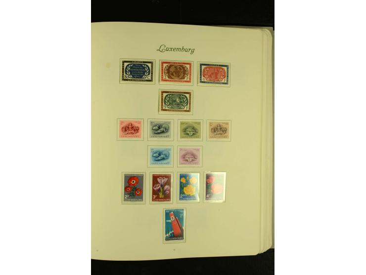1852/1991, postfrische, ungebrauchte und gestempelte Sammlung mit u.a. Mi.-Nr. 121KLB, 266-80, 478-83, 555-57, Dienst etc.