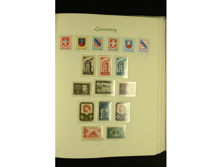 1852/1991, postfrische, ungebrauchte und gestempelte Sammlung mit u.a. Mi.-Nr. 121KLB, 266-80, 478-83, 555-57, Dienst etc.