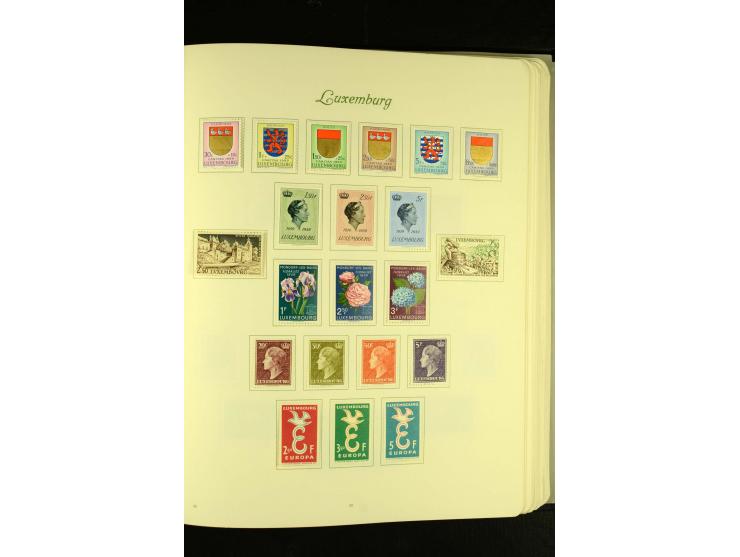 1852/1991, postfrische, ungebrauchte und gestempelte Sammlung mit u.a. Mi.-Nr. 121KLB, 266-80, 478-83, 555-57, Dienst etc.