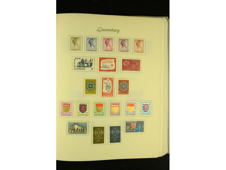 1852/1991, postfrische, ungebrauchte und gestempelte Sammlung mit u.a. Mi.-Nr. 121KLB, 266-80, 478-83, 555-57, Dienst etc.