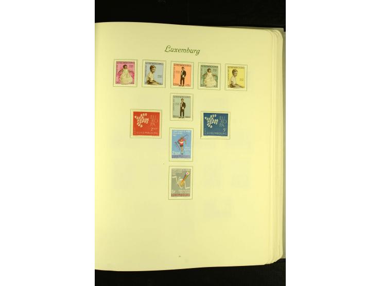 1852/1991, postfrische, ungebrauchte und gestempelte Sammlung mit u.a. Mi.-Nr. 121KLB, 266-80, 478-83, 555-57, Dienst etc.