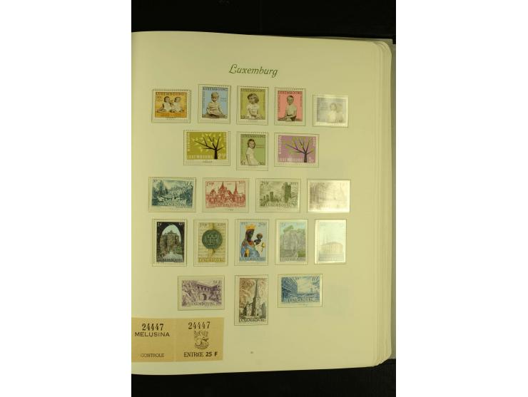 1852/1991, postfrische, ungebrauchte und gestempelte Sammlung mit u.a. Mi.-Nr. 121KLB, 266-80, 478-83, 555-57, Dienst etc.