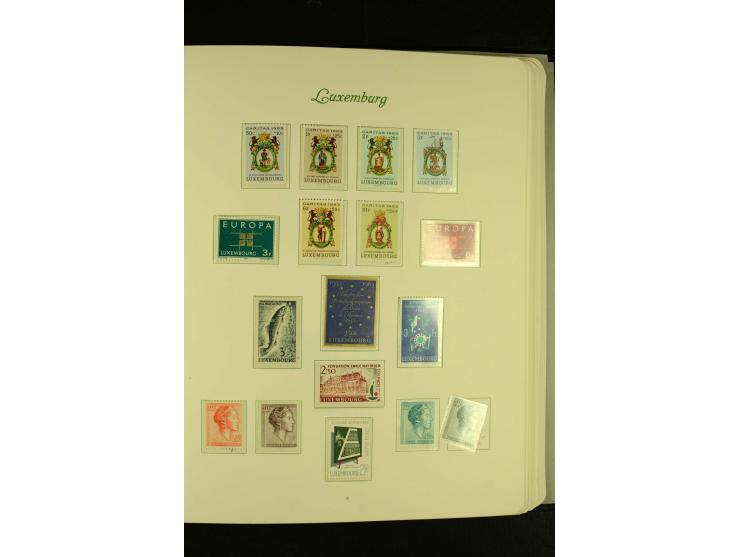 1852/1991, postfrische, ungebrauchte und gestempelte Sammlung mit u.a. Mi.-Nr. 121KLB, 266-80, 478-83, 555-57, Dienst etc.