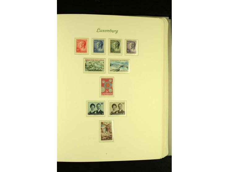 1852/1991, postfrische, ungebrauchte und gestempelte Sammlung mit u.a. Mi.-Nr. 121KLB, 266-80, 478-83, 555-57, Dienst etc.
