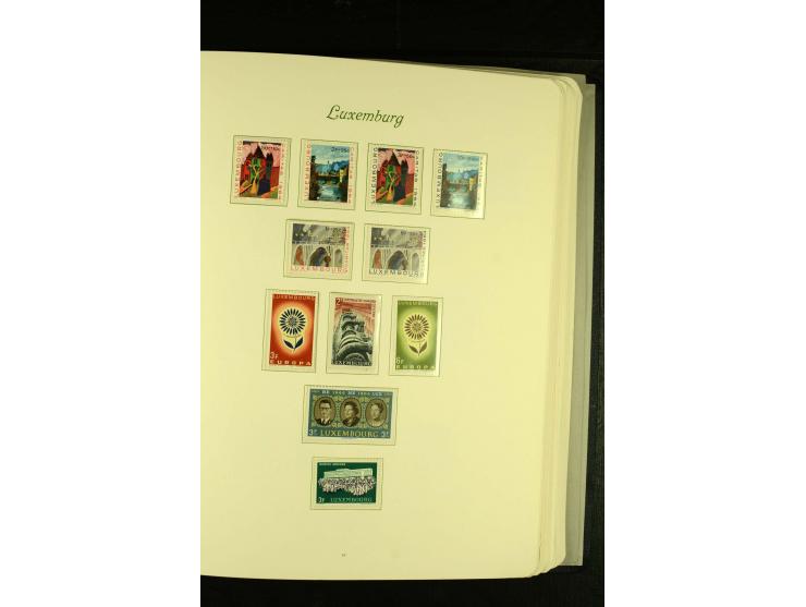 1852/1991, postfrische, ungebrauchte und gestempelte Sammlung mit u.a. Mi.-Nr. 121KLB, 266-80, 478-83, 555-57, Dienst etc.