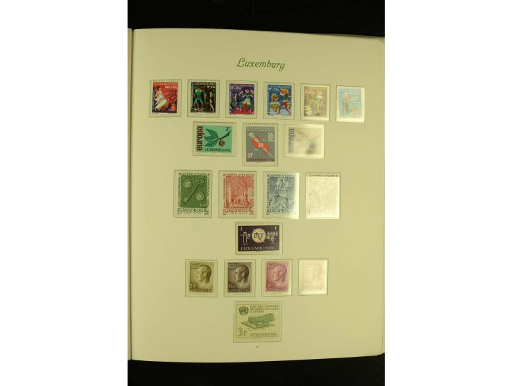 1852/1991, postfrische, ungebrauchte und gestempelte Sammlung mit u.a. Mi.-Nr. 121KLB, 266-80, 478-83, 555-57, Dienst etc.