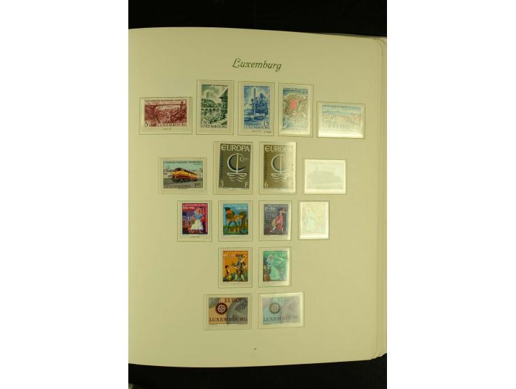 1852/1991, postfrische, ungebrauchte und gestempelte Sammlung mit u.a. Mi.-Nr. 121KLB, 266-80, 478-83, 555-57, Dienst etc.