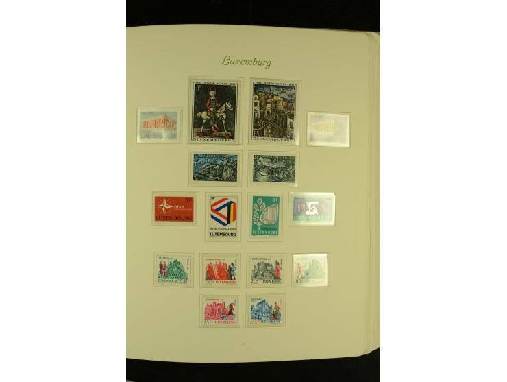 1852/1991, postfrische, ungebrauchte und gestempelte Sammlung mit u.a. Mi.-Nr. 121KLB, 266-80, 478-83, 555-57, Dienst etc.