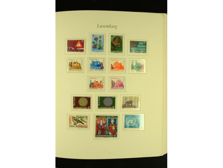 1852/1991, postfrische, ungebrauchte und gestempelte Sammlung mit u.a. Mi.-Nr. 121KLB, 266-80, 478-83, 555-57, Dienst etc.