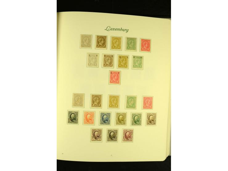 1852/1991, postfrische, ungebrauchte und gestempelte Sammlung mit u.a. Mi.-Nr. 121KLB, 266-80, 478-83, 555-57, Dienst etc.