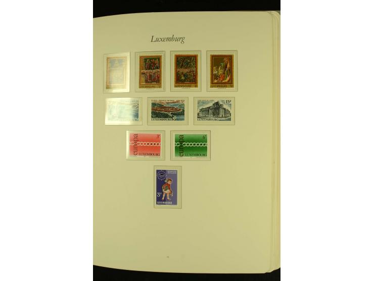1852/1991, postfrische, ungebrauchte und gestempelte Sammlung mit u.a. Mi.-Nr. 121KLB, 266-80, 478-83, 555-57, Dienst etc.