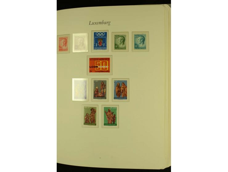 1852/1991, postfrische, ungebrauchte und gestempelte Sammlung mit u.a. Mi.-Nr. 121KLB, 266-80, 478-83, 555-57, Dienst etc.