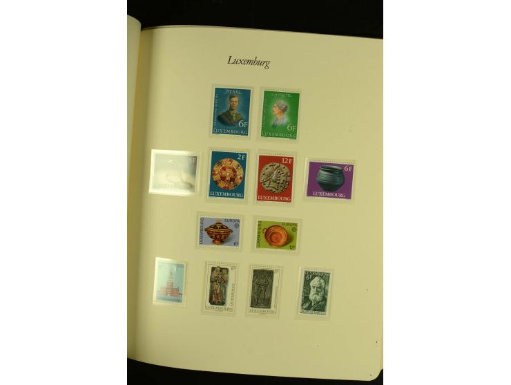 1852/1991, postfrische, ungebrauchte und gestempelte Sammlung mit u.a. Mi.-Nr. 121KLB, 266-80, 478-83, 555-57, Dienst etc.