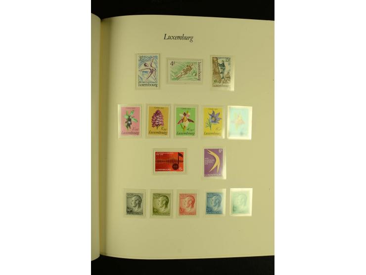 1852/1991, postfrische, ungebrauchte und gestempelte Sammlung mit u.a. Mi.-Nr. 121KLB, 266-80, 478-83, 555-57, Dienst etc.