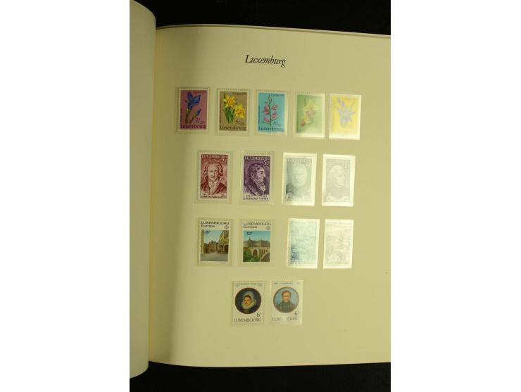 1852/1991, postfrische, ungebrauchte und gestempelte Sammlung mit u.a. Mi.-Nr. 121KLB, 266-80, 478-83, 555-57, Dienst etc.
