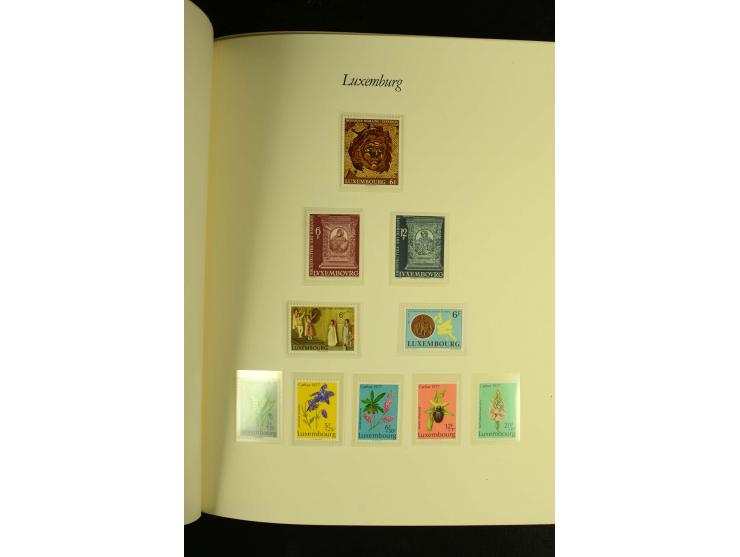 1852/1991, postfrische, ungebrauchte und gestempelte Sammlung mit u.a. Mi.-Nr. 121KLB, 266-80, 478-83, 555-57, Dienst etc.