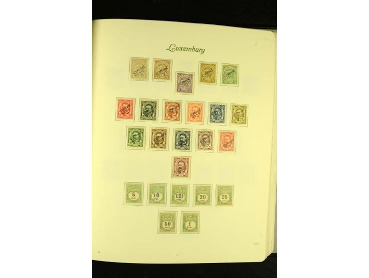 1852/1991, postfrische, ungebrauchte und gestempelte Sammlung mit u.a. Mi.-Nr. 121KLB, 266-80, 478-83, 555-57, Dienst etc.