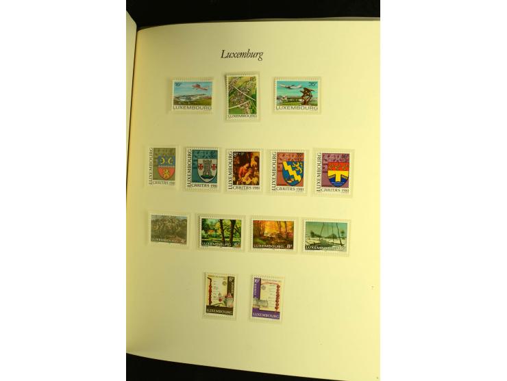 1852/1991, postfrische, ungebrauchte und gestempelte Sammlung mit u.a. Mi.-Nr. 121KLB, 266-80, 478-83, 555-57, Dienst etc.